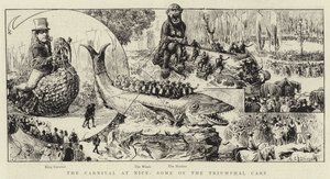 Nice Karnavalı, Zafer Arabalarından Bazıları by Charles J. Staniland